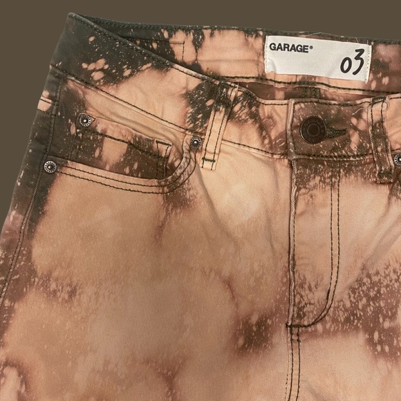 Green Bleached Skinny Jeans - Picture 4 of 6